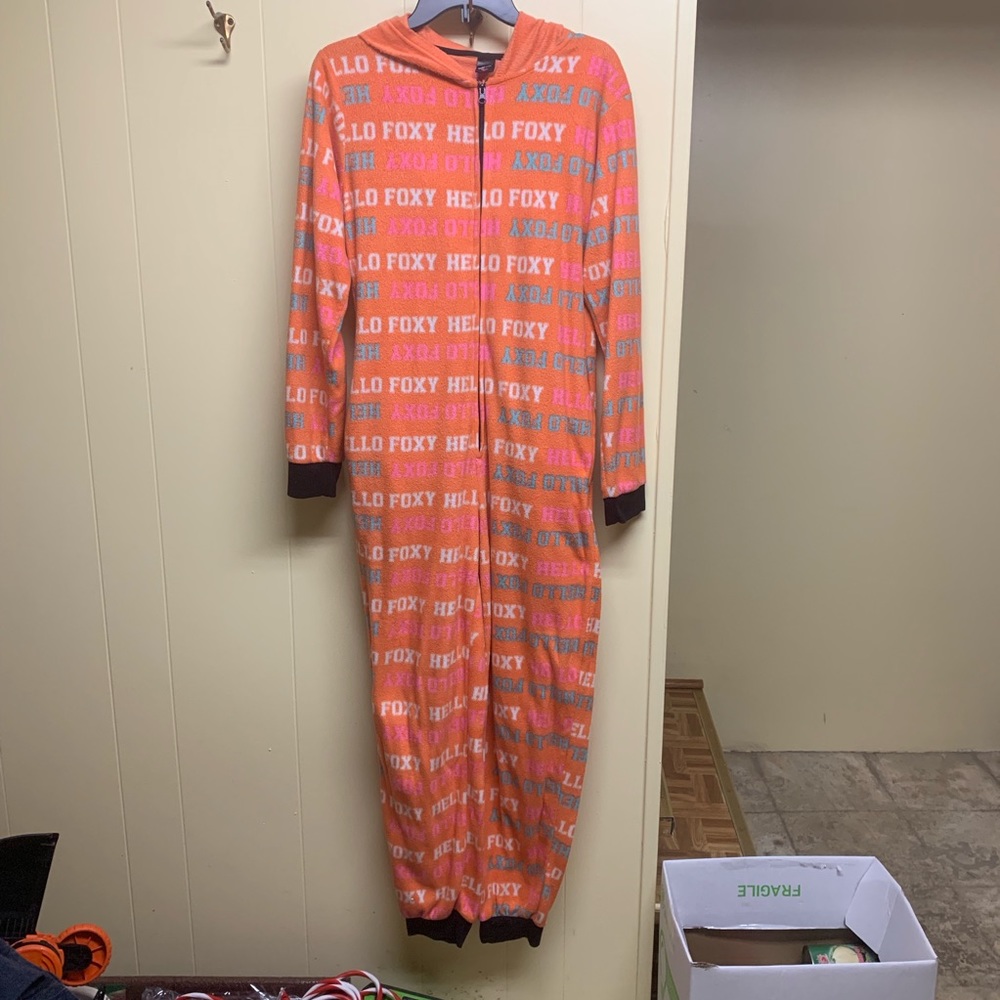 women's fox onesie